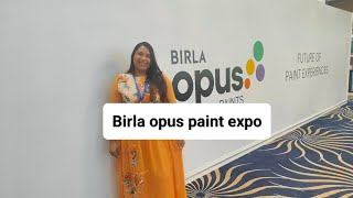 Birla opus paint expo with A2studio9 birlaopus interiorideas interiordesignerlife [upl. by Kurland]