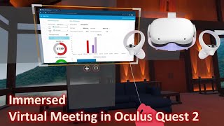 Virtual Meeting Immersed Application in Oculus Quest 2 [upl. by Colan]