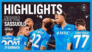 HIGHLIGHTS  Napoli  Sassuolo 20  Serie A 2ª giornata [upl. by Einnos]