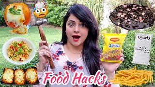 Testing Viral FOOD HACKS 4  Fun Vlog [upl. by Samoht967]