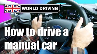 How To Drive a Manual Car for Beginners With Simple Clutch Tips [upl. by Ryhpez]