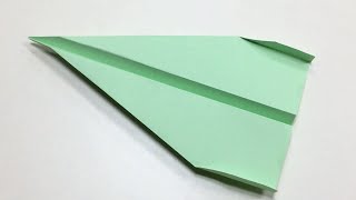 Papierflieger falten der weit fliegt  Beste Papierflieger der Welt basteln  Origami Flugzeug [upl. by Notsej]