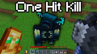 One Hitting Every Boss in Survival Minecraft [upl. by Supen769]