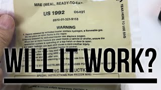 Will a 26 year old MRE flameless ration heater still work [upl. by Suhsoj337]