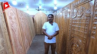 চিটাগং সেগুন কাঠের দরজার ডিজাইন  lacer polish segun door price in bangaldesh [upl. by Bethel575]