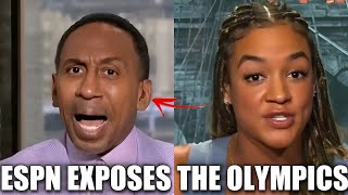 Stephen A amp Andraya Carter Exposes Olympic amp WNBA Politics To Hurt Caitlin Clark amp Others [upl. by Kaylil942]