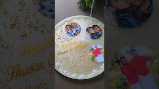 Bday gift for twins♥️ art artwork arte resin resinart diy diygift craft artandcraft shorts [upl. by Nyladnor]