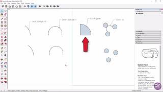 SketchUp Skill Builder Follow Me Arc [upl. by Adnilrev49]