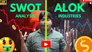 Factors Impacting Alok Industries Share Performance  SWOT Analysis  Alok industries latest news [upl. by Adali]