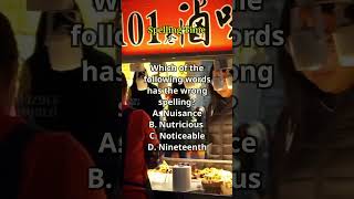 Spelling Time 562 spelling englishlearning englishvocabulary questions quiz [upl. by Katt]