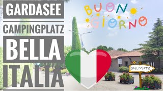 CAMPINGPLATZ GARDASEE  Bella Italia in Peschiera del Garda  wohnwagenwelt [upl. by Nwad]