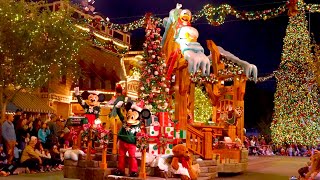 FULL Christmas Fantasy Parade Nighttime 2024 at Disneyland During the Holidays  Clear Quality View [upl. by Aryaz]