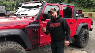 Jeep Wrangler JLJeep Gladiator JT Fender Molle Panels Installation Video [upl. by Yssor624]