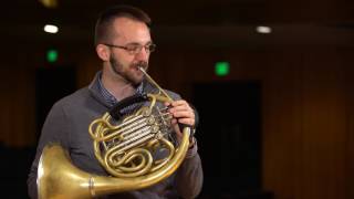 What does a French horn sound like Scale [upl. by Schram894]