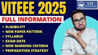 VITEEE 2025 Full Details  Registration Date Eligibility Exam Pattern Syllabus Application Form [upl. by Blanca220]