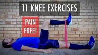 11 Knee rehab exercises for fix knee pain strengthening after knee injury Knee workout  Part 1 [upl. by Aramas698]