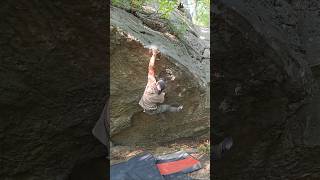 Fading Light V7  Holy Boulders  Southern Illinois IL bouldering rockclimbing soill v7 [upl. by Otrebcire]