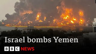 Israel bombs Yemen and Lebanon in further military escalation  BBC News [upl. by Sevik402]