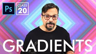 Gradients  Adobe Photoshop for Beginners  Class 20  Urdu  Hindi [upl. by Dihsar]