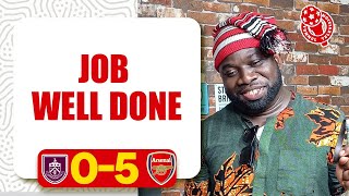 Burnley 05 Arsenal  Full Fan Reactions  kelechi [upl. by Ahsahtan145]