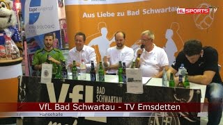 VfL Bad Schwartau  TV Emsdetten  HBL  18102014 [upl. by Eniruam194]