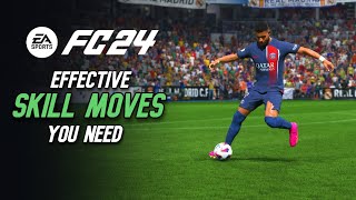 EA FC 24  The ONLY 8 Skill Moves You NEED  BEST SKILLS TUTORIAL  Playstation amp Xbox [upl. by Mccarty]