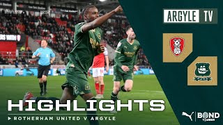 Rotherham United v Plymouth Argyle highlights [upl. by Geno]