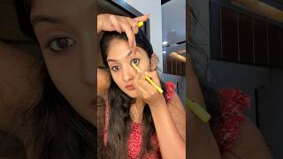 How I draw my eyes 👀♥️ eyes makeup tutorial kalyani reels fypviral viralvideos shorts [upl. by Itin793]