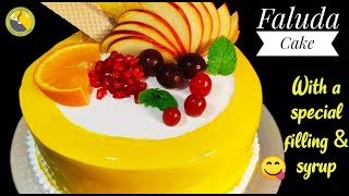 💯OMG ഇതൊരു ഒന്നൊന്നര cake ആണ് മക്കളേ Faluda Cake Recipe Cake recipe MalayalamFruit CakeEp388 [upl. by Etterb]