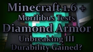 Minecraft 16  Unbreaking III on Diamond Armor Durability Gained [upl. by Paapanen863]