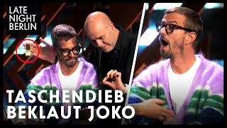 Taschendieb beklaut Joko VOR und WÄHREND der Sendung  Late Night Berlin [upl. by Ailic]