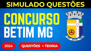 SIMULADO QUESTÕES Betim MG Lei Orgânica Municipal Aula 03 2024 [upl. by Dnumsed107]