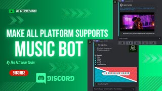 DISCORD SUPER MUSIC BOT  ALL PLATFORM SUPPORT  Without Coding  discord nodejs youtube 9 [upl. by Abshier751]