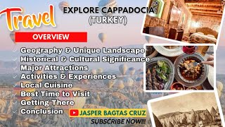 CAPPADOCIA TURKEY  TRAVEL  EXPLORE [upl. by Giulia]