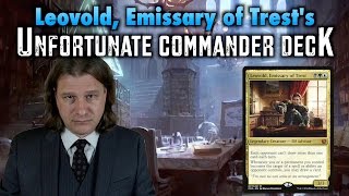 MTG  Leovold Emissary of Trests Unfortunate Commander Deck for Magic The Gathering [upl. by Gabel372]