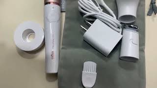 Braun Face Epilator Facespa Pro 911 Facial Hair Removal for Women Review [upl. by Eniksre]