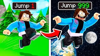 I Made Every Jump MULTIPLY In Roblox Hilarious [upl. by Nilauqcaj254]