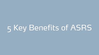 Top 5 Benefits of ASRS Space Savings Efficiency amp More  Kardex [upl. by Urbai]