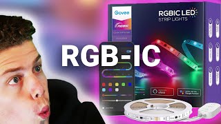 Govee RGBIC Strip Light Review  Best LED Strip Lights 2024 [upl. by Shaughn460]