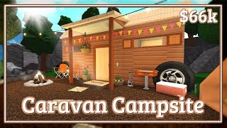 Bloxburg  Caravan Campsite Speedbuild [upl. by Aratahc32]