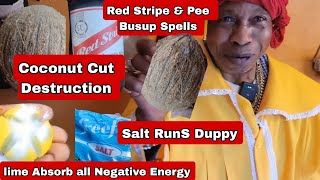 Real Obeah Man Tells us what coconut salt lime and other things can do A must Watch Video [upl. by Lemor]