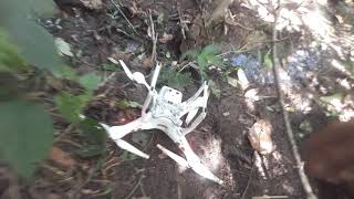 Drone caindo queda drone phantom 3 [upl. by Aronal301]