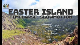 4K Easter Island  Timelapse  Slowmotion 2017 [upl. by Nylear915]