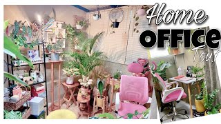 My Home Office Tour featuring 30 Aroid Plants [upl. by Godding636]