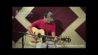 The Washburn WD20SCE AcousticElectric Guitar Demo [upl. by Airlee]