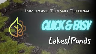 Terrain Tutorial  Quick and Easy  Resin LakesPonds  Immersive Terrain Warhammer DampD Scenery [upl. by Airam]