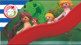 Playmobil ταινία Η γιγάντια νεροτσουλήθρα στο υδάτινο πάρκο Οικογένεια Οικονόμου [upl. by Airat642]