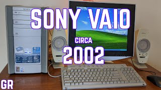 Vintage Sony Vaio Desktop Computer from 2002 [upl. by Charmane]