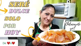 DULCE CRISTALIZADO TÍPICO MEXICANO TIPS PARÁ UNA RÁPIDA ELABORACIÓN 👍 [upl. by Annawal896]