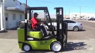 1998 Clark CGC30  6000lb Capacity LP Forklift for Sale in Phoenix AZ [upl. by Oigroig]